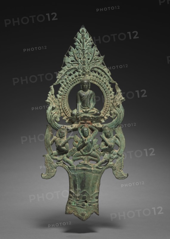 Portable icon of Shakyamuni Buddha in the Earth-touching gesture, late 1100s-early 1200s. Creator: Unknown.