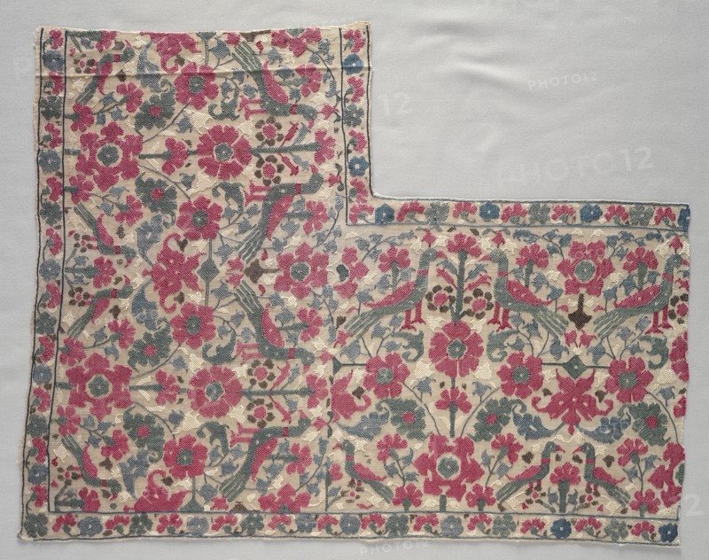 Portion of a Bed Sheet or Valance, 1500s - 1600s. Creator: Unknown.
