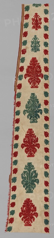 Portion of a Bed Tent, 1700s. Creator: Unknown.