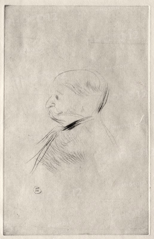 Portrait de M. X., 1898. Creator: Henri de Toulouse-Lautrec (French, 1864-1901).