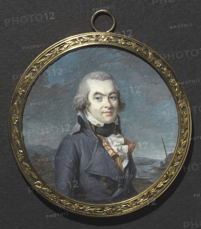 Portrait of a Man in a Landscape, c. 1795. Creator: Marie Gabrielle Capet (French, 1761-1818).