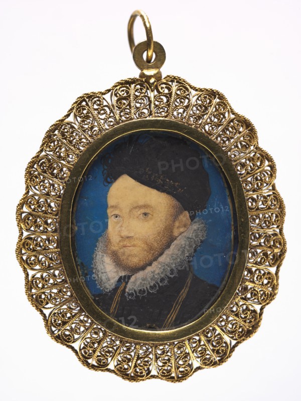 Portrait of a Man, 1590s. Creator: Nicholas Hilliard (British, c. 1547-1619).