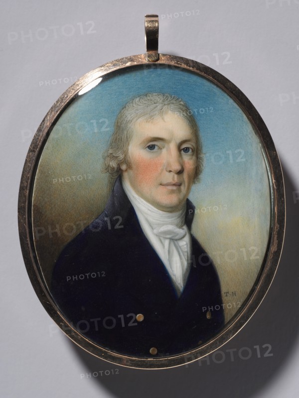 Portrait of a Man, c. 1780. Creator: Thomas Hazlehurst (British, c. 1740-c. 1821).