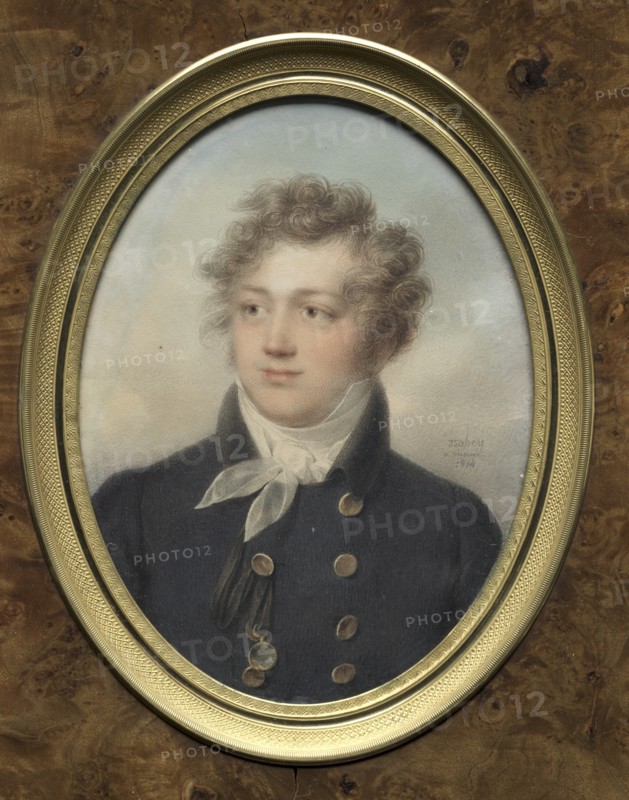 Portrait of a Man, possibly Alexander I, Emperor of Russia, 1814. Creator: Jean-Baptiste Isabey (French, 1767-1855).