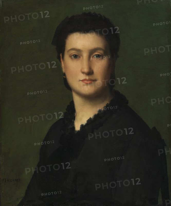 Portrait of a Woman, c. 1875-1880. Creator: Jean-Jacques Henner (French, 1829-1905).