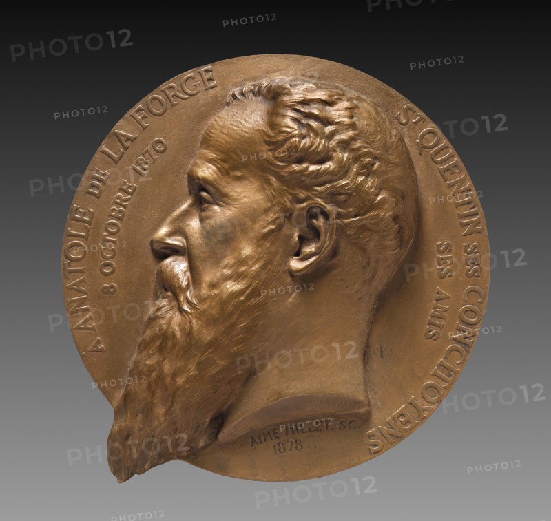 Portrait of Anatole La Forge, 1878. Creator: Aimé Millet (French, 1819-1891).