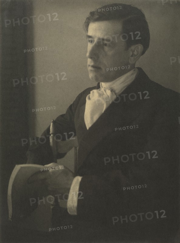 Portrait of Clarence H. White (1871-1925), c. 1898. Creator: Ema Spencer (American, 1857-1941).