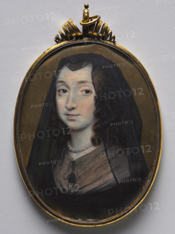 Portrait of Elizabeth Morrison, Lady Capell of Hadham, c. 1650. Creator: Richard Gibson (British, c. 1615-1690).