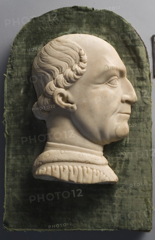 Portrait of Francesco Sforza (frame), 1450-1499. Creator: Unknown.