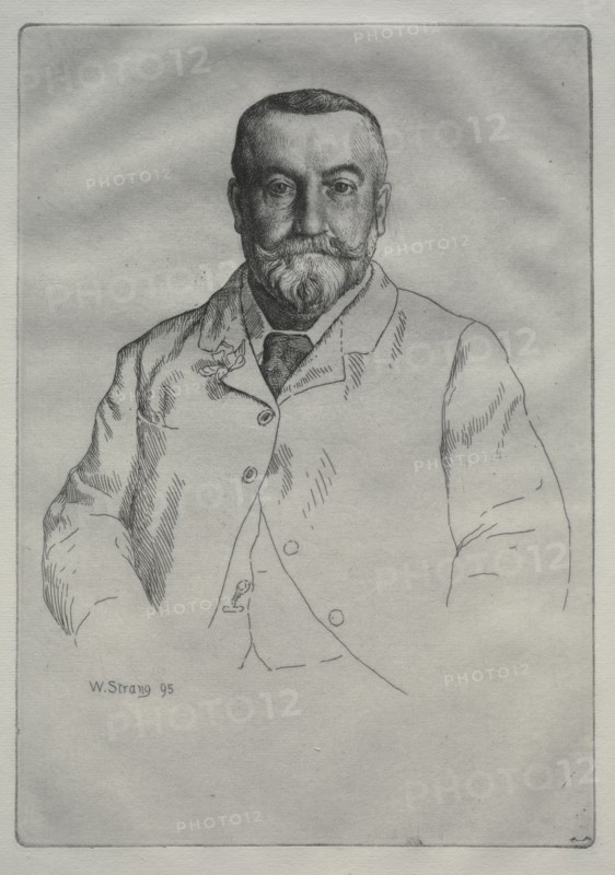 Portrait of H. Cock, 1895. Creator: William Strang (British, 1859-1921).