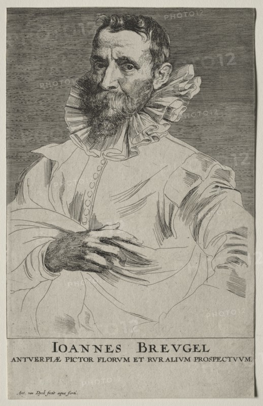 Portrait of Jan Brueghel. Creator: Anthony van Dyck (Flemish, 1599-1641).