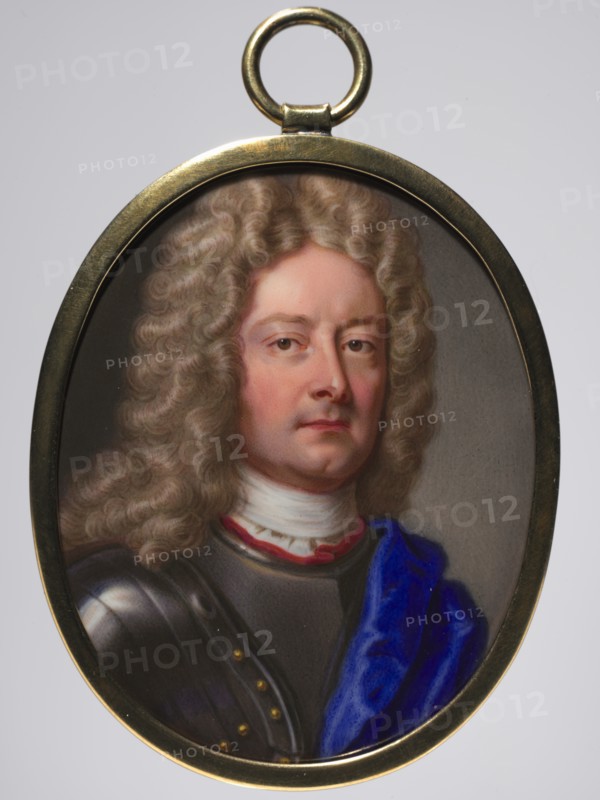Portrait of John Churchill, 1st Duke of Marlborough, 1715. Creator: Christian Friedrich Zincke (German, 1683/85-1767).