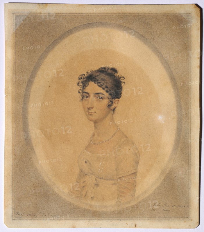 Portrait of Miss Mary Tadman, 1809. Creator: John I Smart (British, 1741-1811).