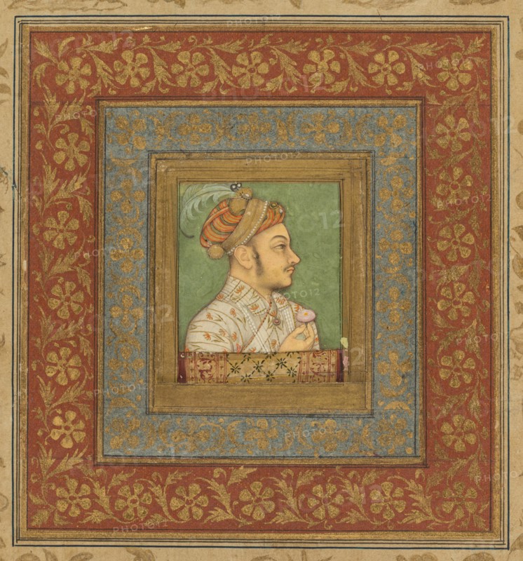 Portrait of Murad Bakhsh (1624-1661), c. 1635. Creator: Balchand (Indian, active 1595-c. 1650), attributed to.