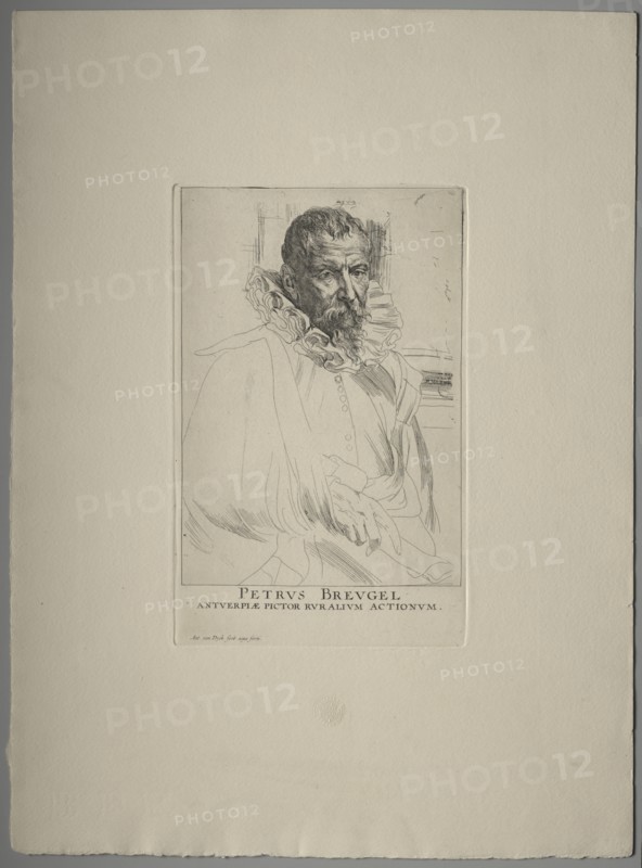 Portrait of Pieter Brueghel. Creator: Anthony van Dyck (Flemish, 1599-1641).