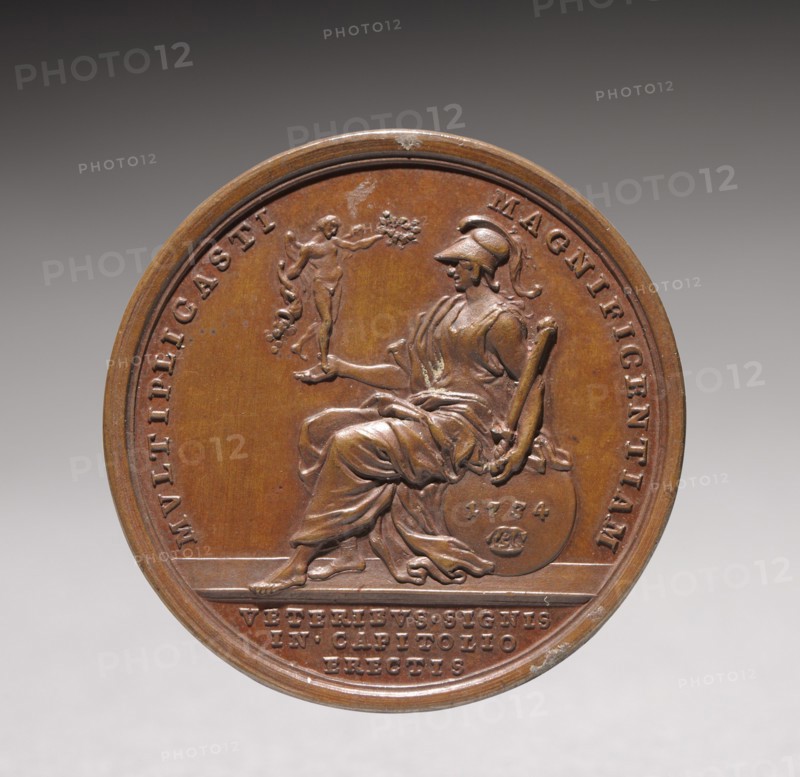 Portrait of Pope Clement XII Corsini (reverse), 1734. Creator: Ottone Hamerani (Italian, 1694-1761).