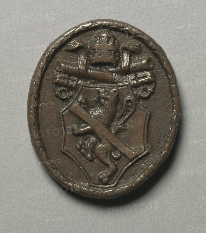 Portrait of Pope Paul II Barbo (reverse), c. 1468. Creator: Cristoforo di Geremia (Italian, active 1456-76).