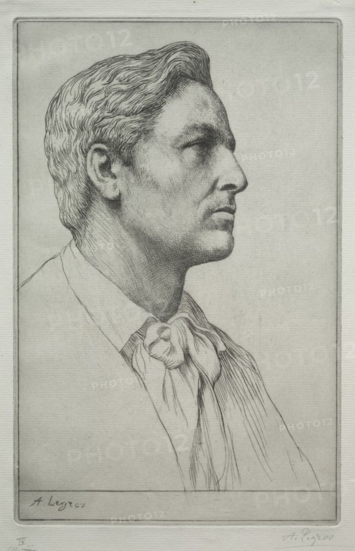 Portrait of Sir Charles Holroyd. Creator: Alphonse Legros (French, 1837-1911).