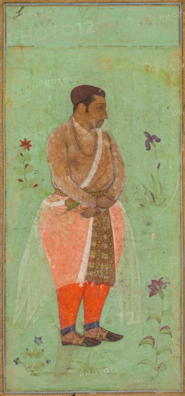 Portrait of Suraj Singh Rathor, Raja of Marwar and Maternal Uncle of Shah Jahan..., c. 1600. Creator: Bishandas (Indian, active c. 1610-30), attributed to.