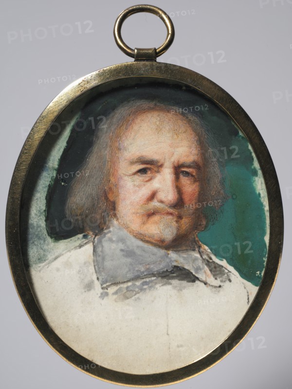 Portrait of Thomas Hobbes, c. 1660. Creator: Samuel Cooper (British, 1608/09-1672).