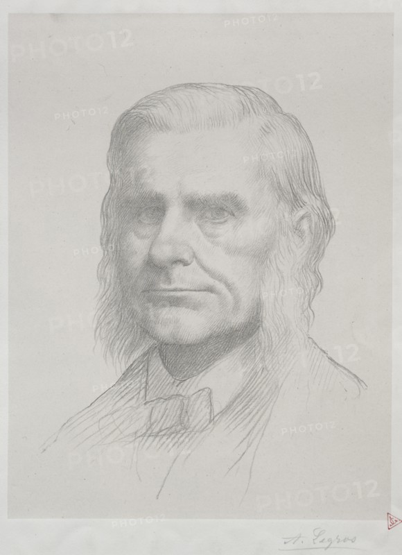 Portrait of Thomas Huxley (2nd Plate). Creator: Alphonse Legros (French, 1837-1911).