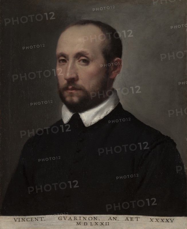 Portrait of Vincenzo Guarignoni, c. 1572. Creator: Giovanni Battista Moroni (Italian, 1525-1578).