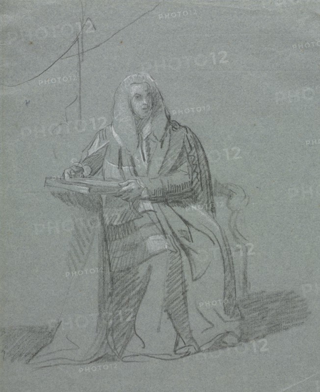 Portrait of William Murray, Earl of Mansfield (1705-1793), c. 1783. Creator: John Singleton Copley (American, 1738-1815).