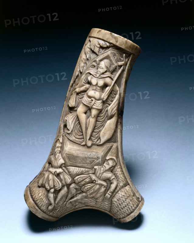 Powder Flask, c. 1580-1600. Creator: Unknown.