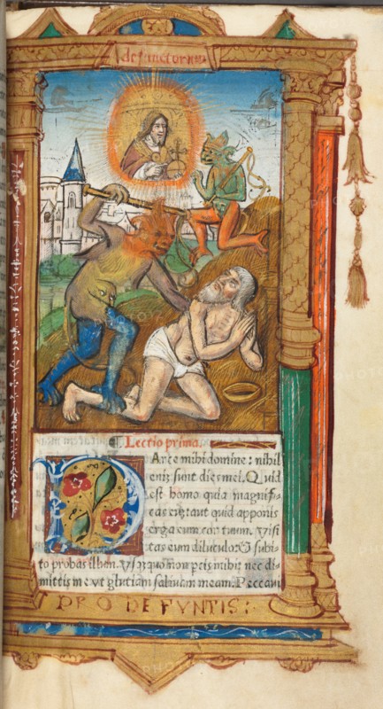 Printed Book of Hours (Use of Rome): fol, 78r, Job, 1510. Creator: Guillaume Le Rouge (French, Paris, active 1493-1517).