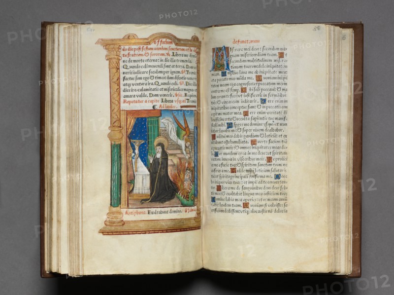 Printed Book of Hours (Use of Rome): fol. 85r, Dominican Nun, 1510. Creator: Guillaume Le Rouge (French, Paris, active 1493-1517).
