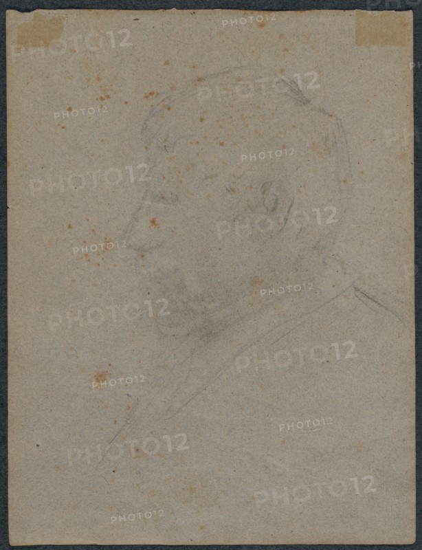 Profile Bust of a Man (verso), 1870s. Creator: Paul Gauguin (French, 1848-1903).