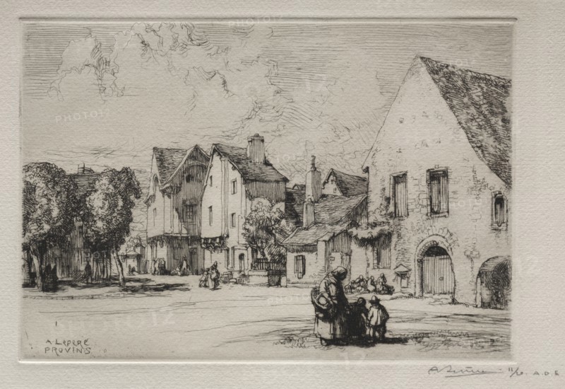Provins . Creator: Auguste Louis Lepère (French, 1849-1918).
