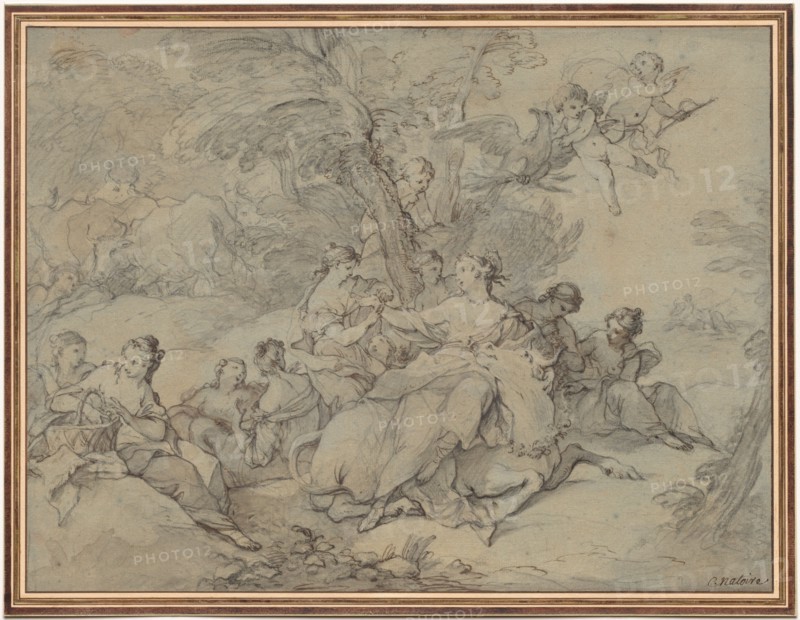 Rape of Europa, 1731. Creator: Charles Joseph Natoire (French, 1700-1777).