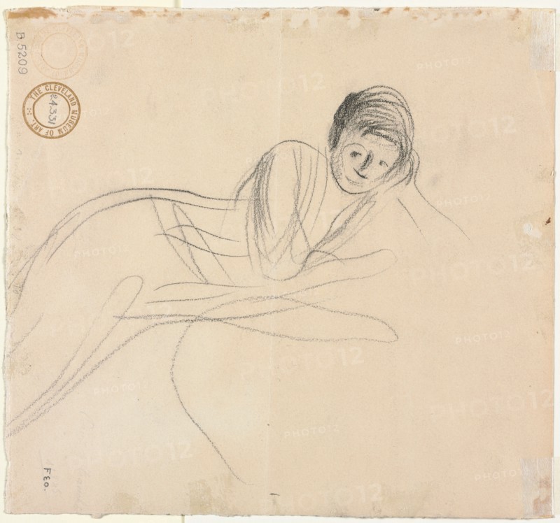 Reclining Woman (verso), 1915. Creator: Jean Louis Forain (French, 1852-1931).