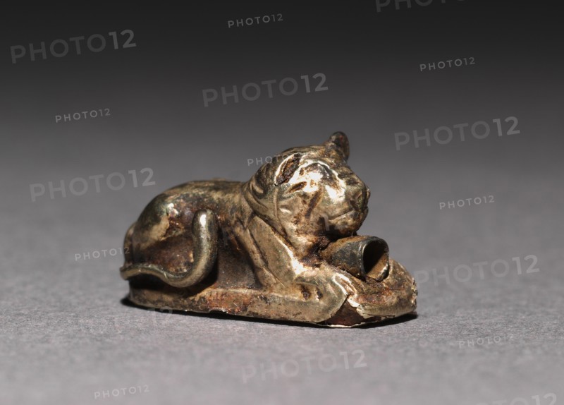 Recumbent Lion Bead, 1980-1801 BC. Creator: Unknown.
