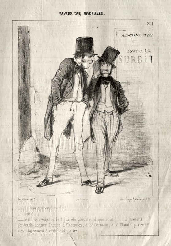 Revers des Médailles, 1842. Creator: Paul Gavarni (French, 1804-1866).