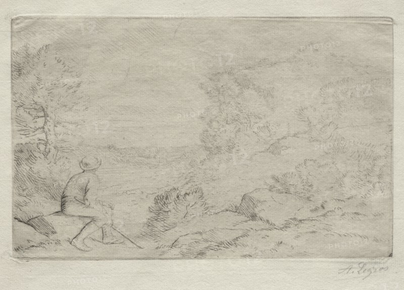 Rocks. Creator: Alphonse Legros (French, 1837-1911).