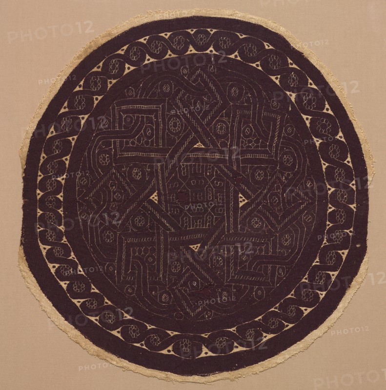 Roundel from a Curtain, 300s. Creator: Unknown.