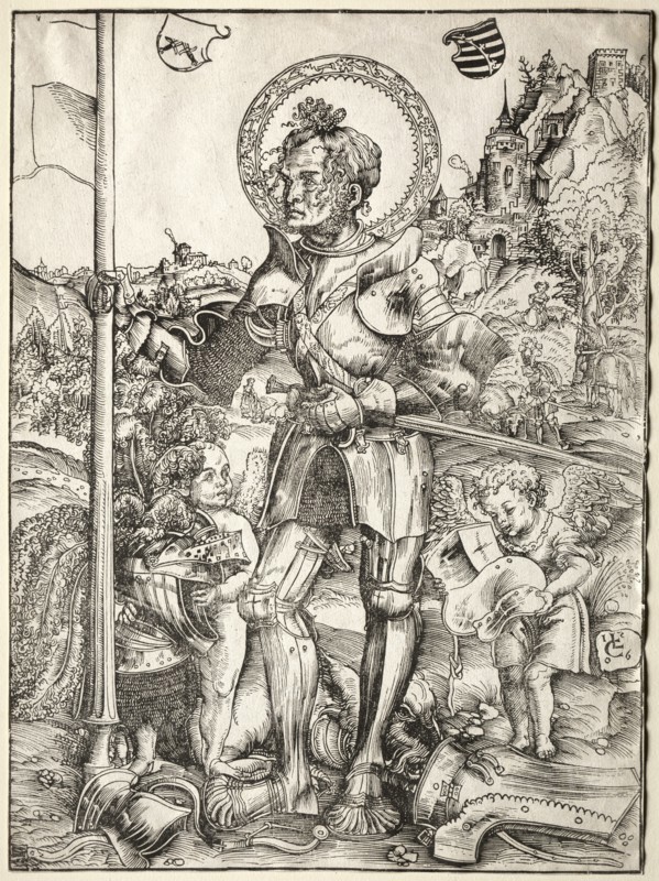 Saint George Standing, 1506. Creator: Lucas Cranach (German, 1472-1553).