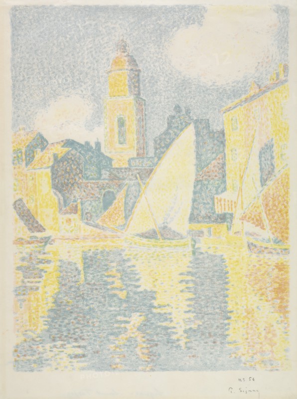 Saint-Tropez: The Port, 1897-1898. Creator: Paul Signac (French, 1863-1935).