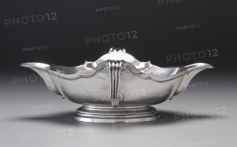 Sauce Boat, 1743. Creator: Nicolas Duclos (1699-1755), master silversmith in 1726.