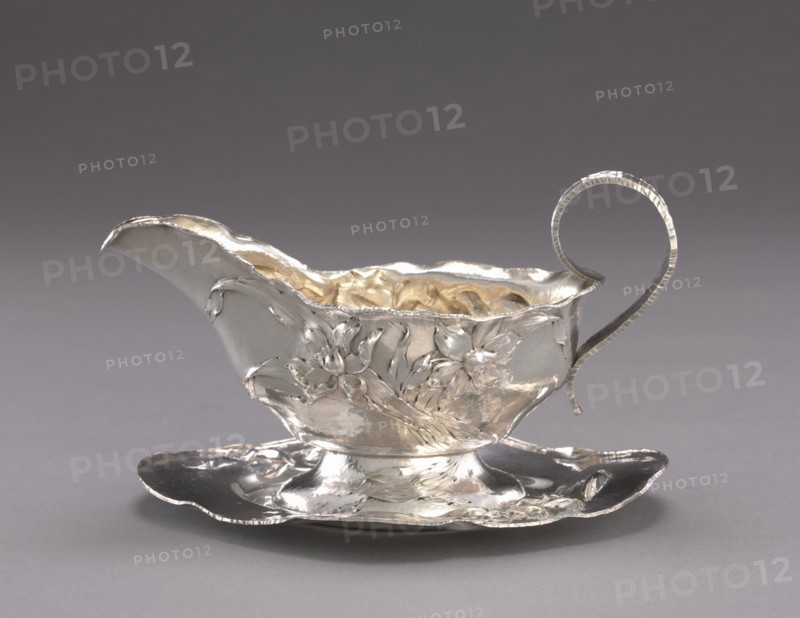 Sauce Boats and Trays, c. 1890. Creator: Barbour Silver Company (American); William Christmas Codman (British, 1839-1921), attributed to.