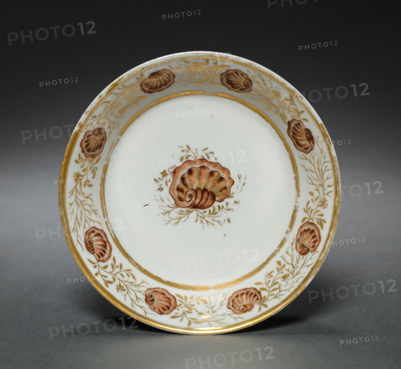 Saucer from Oliver Wolcott, Jr. Tea Service (4 of 6), 1785-1805. Creator: Unknown.