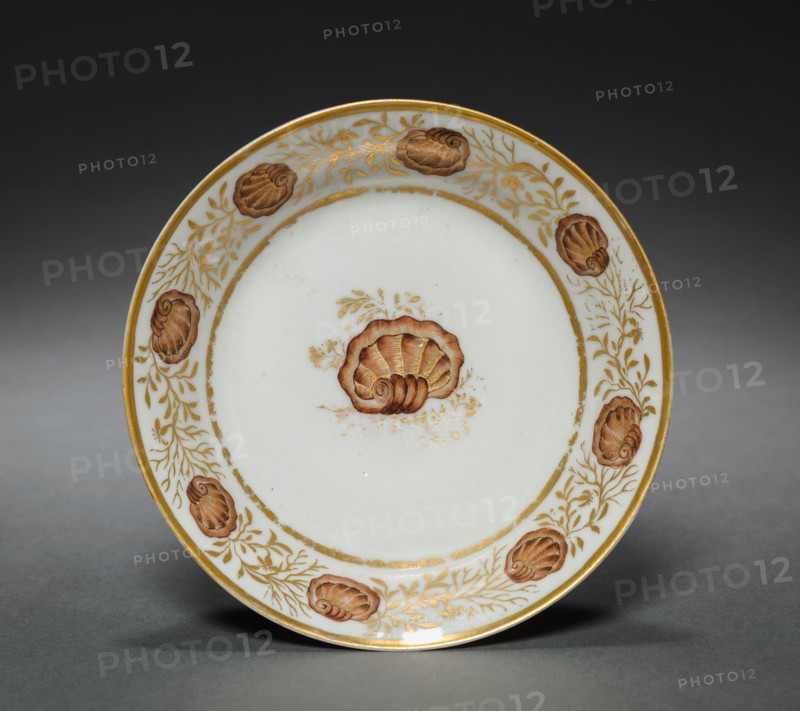 Saucer from Oliver Wolcott, Jr. Tea Service (6 of 6), 1785-1805. Creator: Unknown.