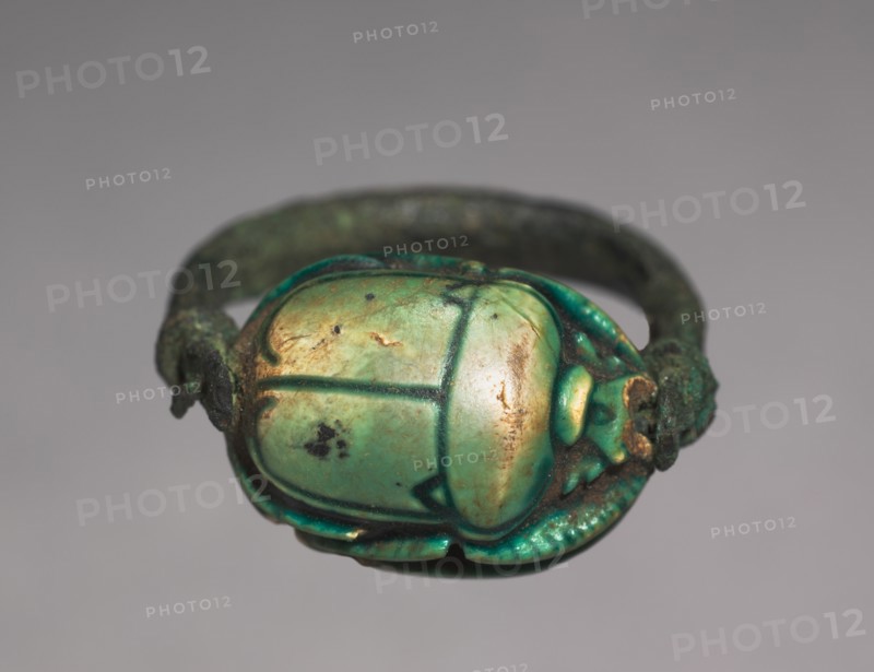 Scarab Ring, 1279-1213 BC. Creator: Unknown.