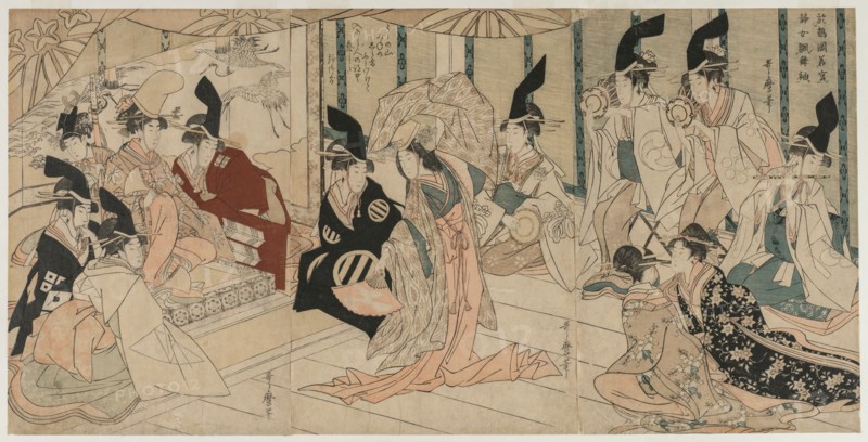 Scene Adapted from the play The Treasury of Loyal Retainers (Chushingura), late 1790s. Creator: Kitagawa Utamaro (Japanese, 1753?-1806).