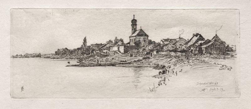 Schwabel Weiss, 1879. Creator: Otto H. Bacher (American, 1856-1909).