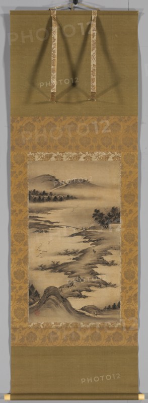 Seasonal Landscapes: Autumn, mid- to late 1500s. Creator: Kano Hideyori (Japanese, active mid- to late 1500s).