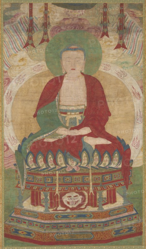 Seated Amitabha, late 1500s-early 1600s. Creator: Unknown.