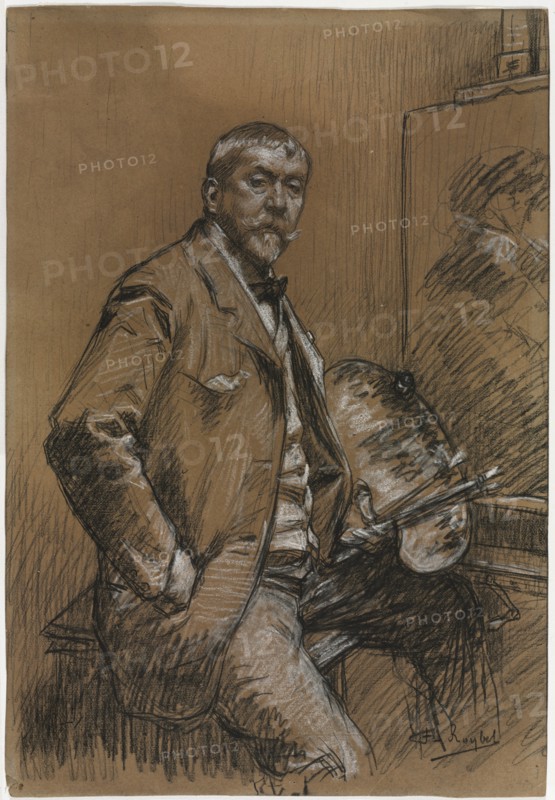 Self-Portrait, 1800s-1900s. Creator: Ferdinand Roybet (French, 1840-1920).